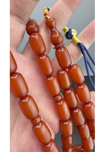 Tugerdi Kayısı 74 Gr Eski Döküm Buğulu Hamur Kayısı Sıkma Kehribar Tespih TGETES600607