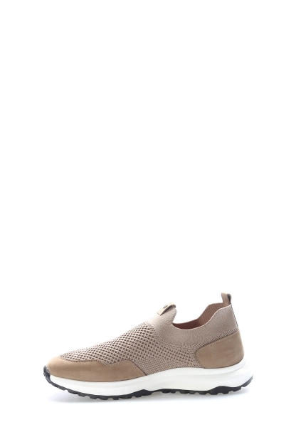 Tugerdi Bej Hakiki Deri Eva Beyaz Taban Kaliteli Erkek Spor Ayakkabı TG092141312939