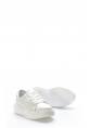 Tugerdi Beyaz İçi Dışı Hakiki Deri Hafif Beyaz Taban Bağcıklı Günlük Kadın Ayakkabı TG091362613157