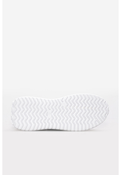 Tugerdi Beyaz İçi Dışı Hakiki Deri Cırtlı Hafif Taban Günlük Kadın Ayakkabı TG0913626191420