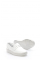 Tugerdi Beyaz İçi Dışı Hakiki Deri Bağcıklı Kaliteli Kadın Casual Ayakkabı TG091642612429
