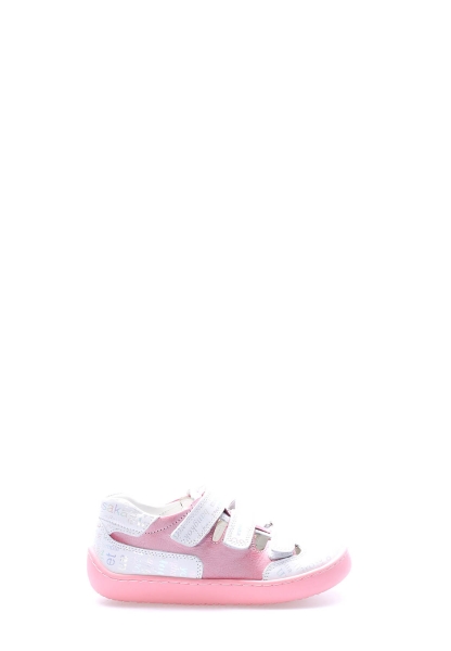 Tugerdi Beyaz İçi Dışı Hakiki Deri Termo Taban Kız Çocuk Günlük Ayakkabı TG090062411460