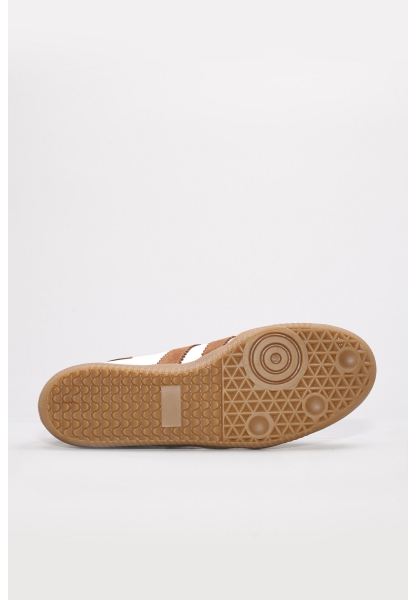 Tugerdi Beyaz Taba Hakiki Deri Termo Taban Bağcıklı Erkek Casual Ayakkabı TG09154131811