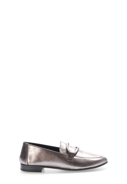 Tugerdi Çelik İçi Dışı Hakiki Deri Hafif Taban Kaliteli Kadın Babet Ayakkabı TG096572615410