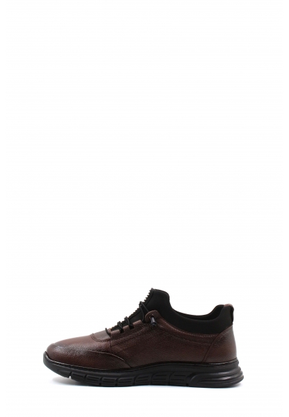 Tugerdi Kahve Hakiki Deri Termo Taban Bağcıklı Erkek Casual Ayakkabı TG09611312512