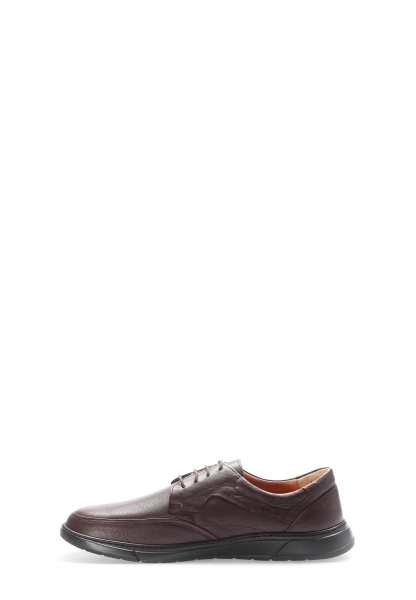 Tugerdi Kahve İçi Dışı Hakiki Deri Termo Taban Bağcıklı Kaliteli Erkek Günlük Ayakkabı TG09951132162917