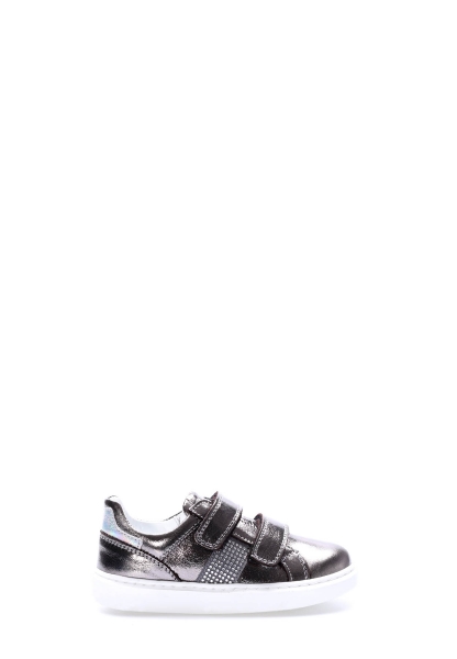 Tugerdi Platin İçi Dışı Hakiki Deri Termo Taban Cırtlı Kız Çocuk Günlük Ayakkabı TG096122411285