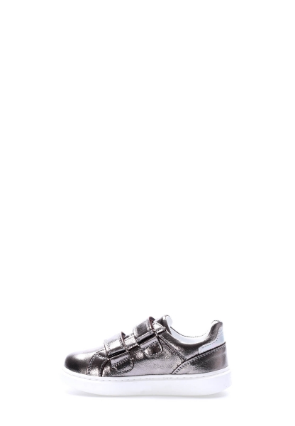 Tugerdi Platin İçi Dışı Hakiki Deri Termo Taban Cırtlı Kız Çocuk Günlük Ayakkabı TG096122411285