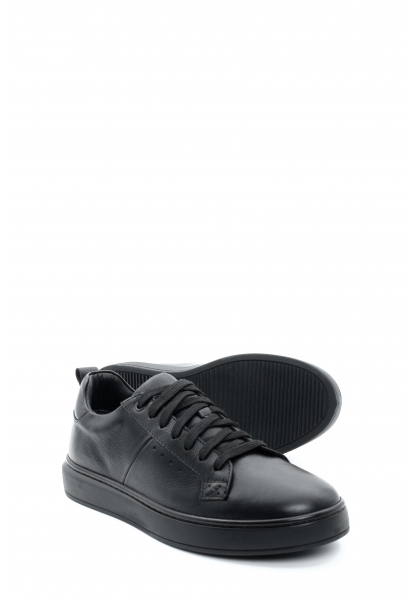 Tugerdi İçi Dışı Hakiki Deri Siyah Erkek Casual Günlük Ayakkabı AH088191311335