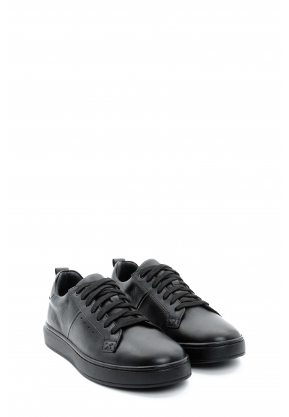 Tugerdi İçi Dışı Hakiki Deri Siyah Erkek Casual Günlük Ayakkabı AH088191311335