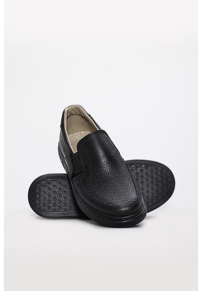 Tugerdi İçi Dışı Hakiki Deri Siyah Erkek Çocuk Casual Ayakkabı AH087707161861320