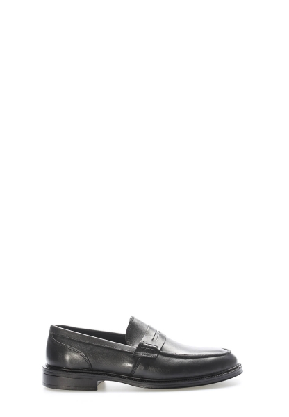 Tugerdi Siyah İçi Dışı Hakiki Deri Siyah Termo Taban Erkek Klasik Ayakkabı TG098191311410