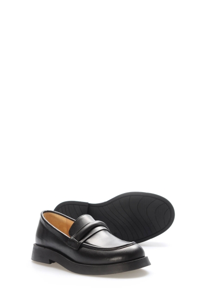 Tugerdi Siyah İçi Dışı Hakiki Deri Tipu Taban Kaliteli Kadın Casual Ayakkabı TG09210261511