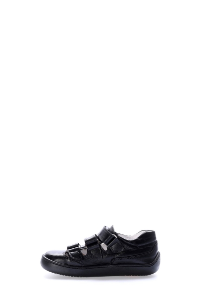 Tugerdi İçi Dışı Hakiki Deri Siyah Kız Çocuk Casual Günlük Ayakkabı AH080062411155