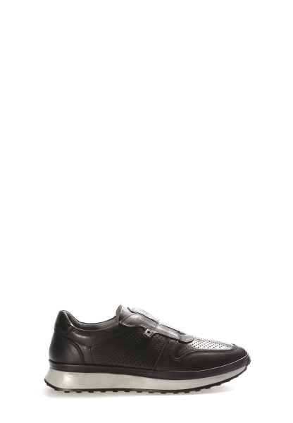 Tugerdi Siyah Hakiki Deri Rahat Termo Taban Kaliteli Erkek Casual Ayakkabı TG09951131109261323