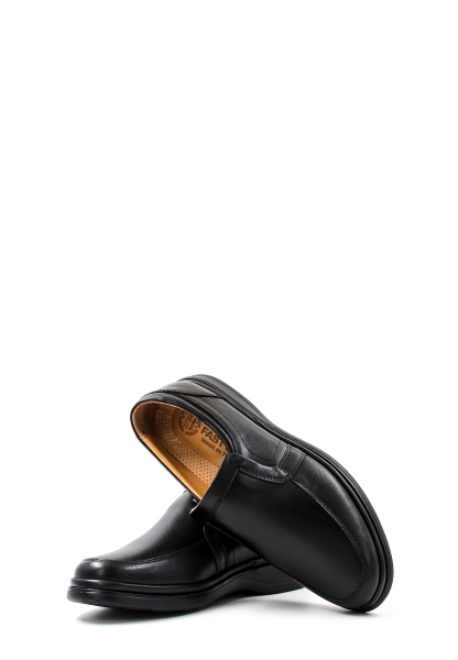 Tugerdi Siyah Hakiki Deri Hafif Taban Kaliteli Erkek Günlük Ayakkabı TG096621311387