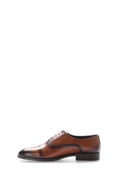 Tugerdi Taba İçi Dışı Hakiki Deri Bağcıklı Termo Taban Erkek Klasik Ayakkabı TG091951317411