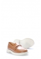 Tugerdi Taba Hakiki Deri Tipu Beyaz Taban Günlük Kadın Ayakkabı TG09210261511