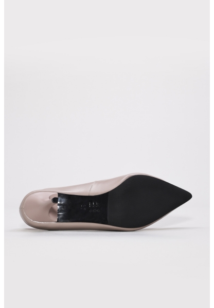 Tugerdi Vizon Hakiki Deri Jurdan Taban Kadın İnce Topuklu Ayakkabı TG0921526111292