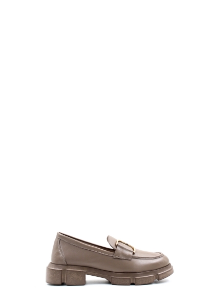 Tugerdi Vizon Tokalı Hakiki Deri Hafif Taban Kaliteli Kadın Casual Ayakkabı TG09217261708914