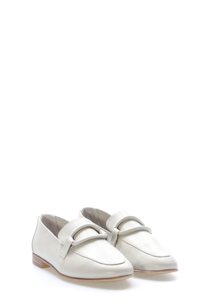 Tugerdi Vizon İçi Dışı Hakiki Deri Hafif Taban Kaliteli Kadın Babet Ayakkabı TG096572615410