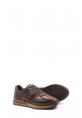 Tugerdi Kahve Kroko Hakiki Deri Bağcıklı Erkek Casual Ayakkabı TG09600131735