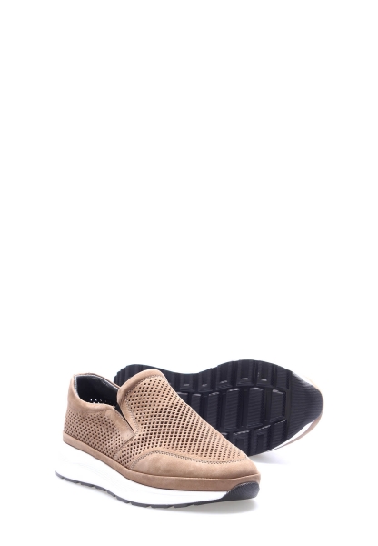 Tugerdi Vizon Nubuk İçi Dışı Hakiki Deri Termo Taban Erkek Spor Ayakkabı TG098561315420