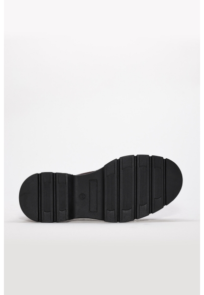 Tugerdi Kahve Süet İçi Dışı Hakiki Deri Hafif Taban Kadın Günlük  Ayakkabı TG0921726161444