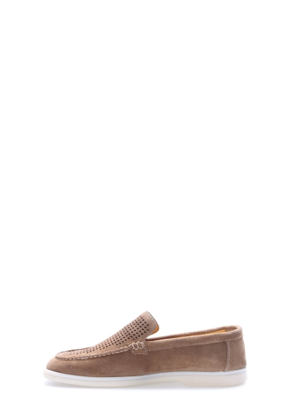 Tugerdi Vizon Süet İçi Dışı Hakiki Deri Kauçuk Taban Erkek Casual Ayakkabı TG098191310201221028