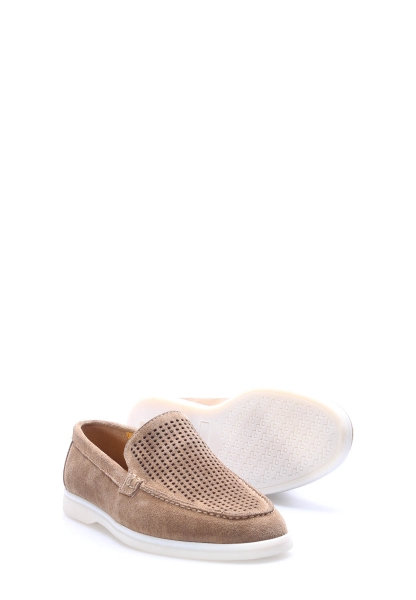 Tugerdi Vizon Süet İçi Dışı Hakiki Deri Kauçuk Taban Erkek Casual Ayakkabı TG098191310201221028