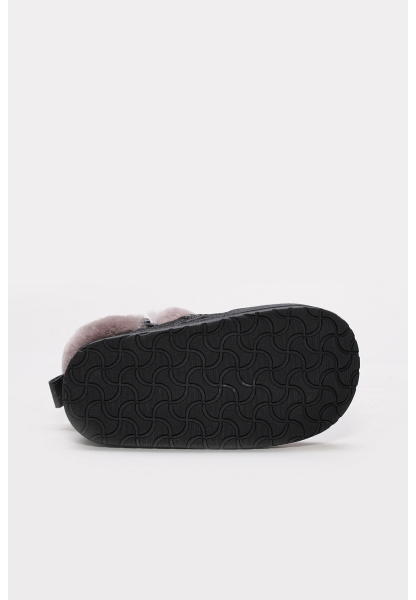 Tugerdi İçi Kürklü Dışı Hakiki Deri Çelik Unisex Çocuk Bot AH08157112412818