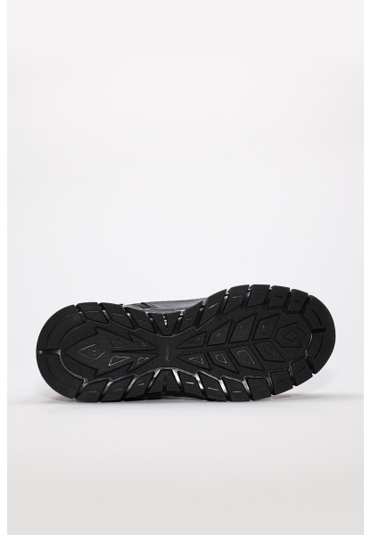 Tugerdi Kahve Hakiki Deri İçi Kürklü Bağcıklı Fermuarlı Kauçuk Taban Spor Erkek Bot TG0921411131660