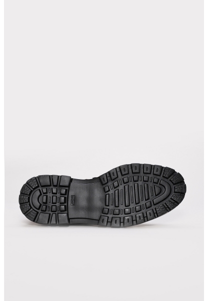 Tugerdi Kahve İçi Kürklü Hakiki Deri Bağcıklı Fermuarlı Kauçuk Taban Erkek Bot TG0924911131121260