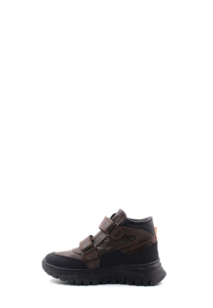Tugerdi İçi Kürklü Dışı Hakiki Deri Kahve Unisex Çocuk Spor Bot AH08612116115967