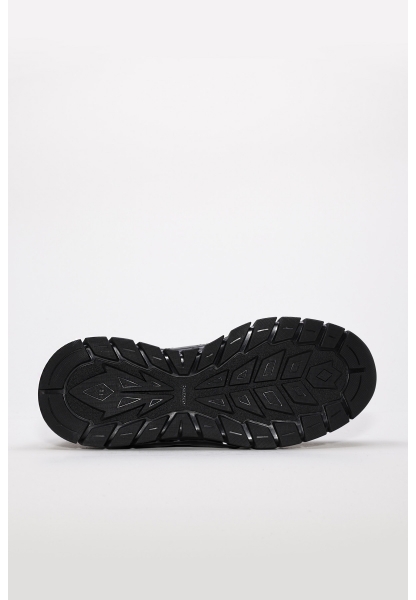 Tugerdi Siyah İçi Kürklü Hakiki Deri Kauçuk Taban Bağcıklı Erkek Casual Ayakkabı TG09214111312638