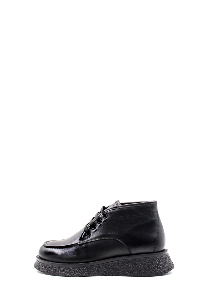 Tugerdi Siyah İçi Kürklü Hakiki Deri Bağcıklı Kaliteli Termo Taban Kadın Bot TG0921711261920