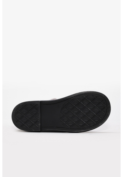 Tugerdi Siyah İçi Kürklü Hakiki Deri Hafif Taban Kaliteli Klasik Kadın Bot TG09710112612410