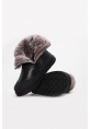 Tugerdi İçi Kürklü Dışı Hakiki Deri Siyah Unisex Çocuk Bot AH08157112412862