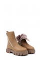 Tugerdi Vizon Floter İçi Kürklü Hakiki Deri Fermuarlı Kauçuk Taban Kadın Bot TG097101126162294