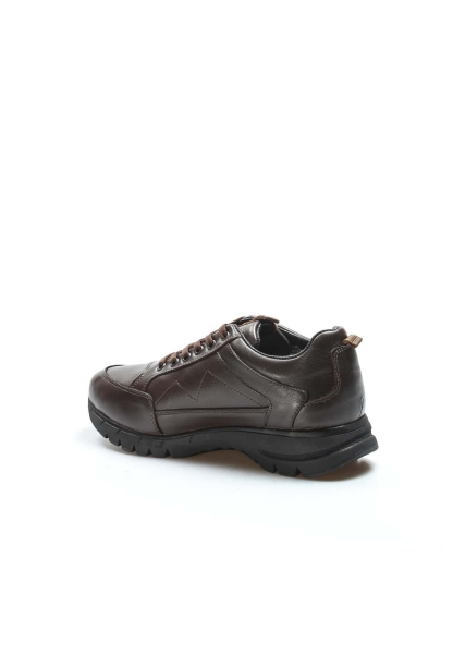 Tugerdi Hakiki Deri Kahve Kürklü Kauçuk Taban Erkek Outdoor Ayakkabı TG09723111312326