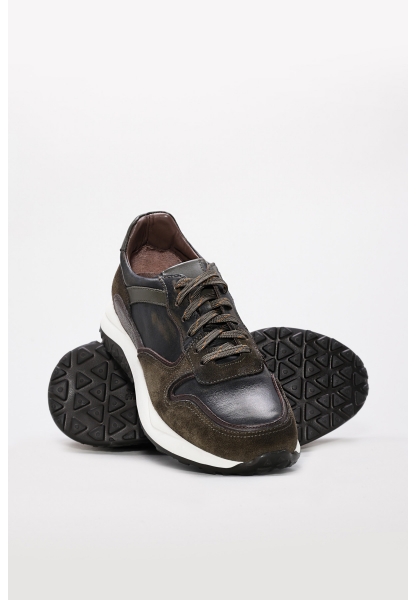 Tugerdi Haki Hakiki Deri Bağcıklı Eva Taban Erkek Casual Ayakkabı TG095301312561221