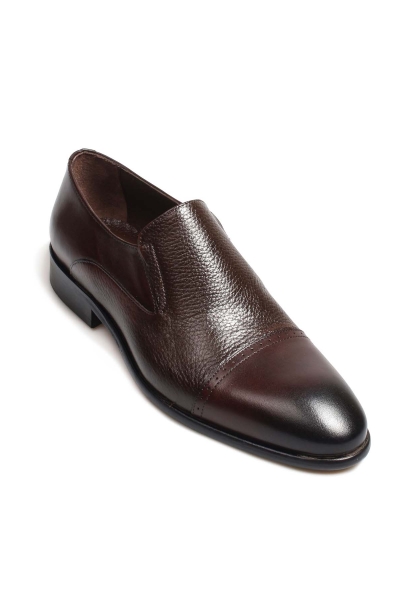 Tugerdi Hakiki Deri Kahve Kösele Taban Kaliteli Klasik Erkek Ayakkabı TG09237131985