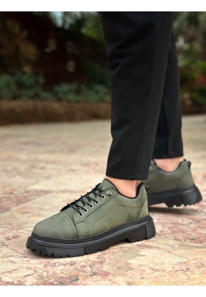 Tugerdi Haki Akıllı Lastik Bağcık Yüksek Hafif Taban Erkek Günlük Ayakkabı TGE230395