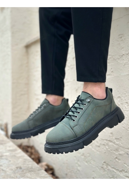 Tugerdi Haki Akıllı Lastik Bağcık Yüksek Hafif Taban Erkek Günlük Ayakkabı TGE230395