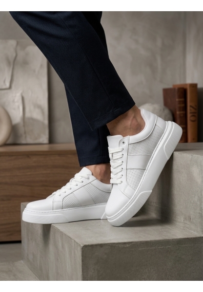TGE0247 Erkek Sneaker Günlük Casual Spor Ayakkabı Beyaz