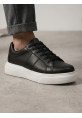 TGE0247 Erkek Sneaker Günlük Casual Spor Ayakkabı Siyah