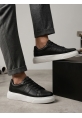 TGE0247 Erkek Sneaker Günlük Casual Spor Ayakkabı Siyah