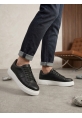 TGE0247 Erkek Sneaker Günlük Casual Spor Ayakkabı Siyah
