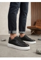 TGE0247 Erkek Sneaker Günlük Casual Spor Ayakkabı Siyah