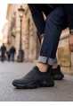 Tugerdi Siyah Bağcıksız Rahat Hafif Yüksek Siyah Taban Tarz Erkek Spor Yarım Bilek Bot TGE230552